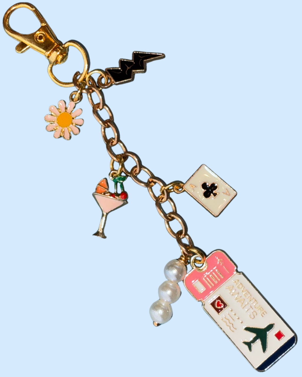 The Golden Getaway Purse Chain / Keychain
