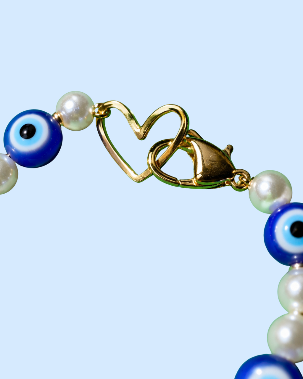 Evil-Eye Gold-Filled Beaded Bracelet
