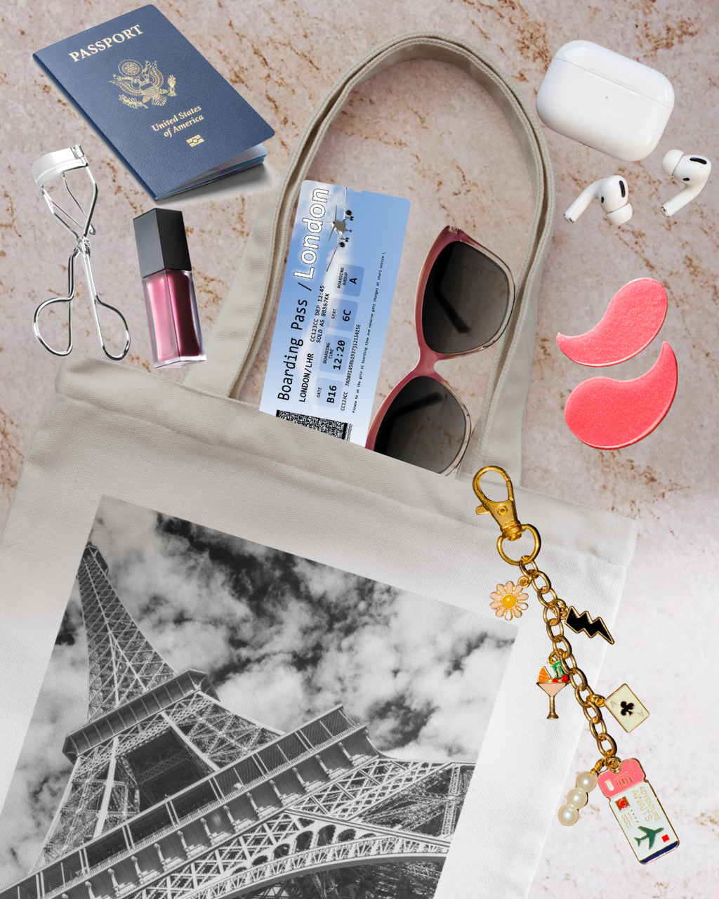 The Golden Getaway Purse Chain / Keychain