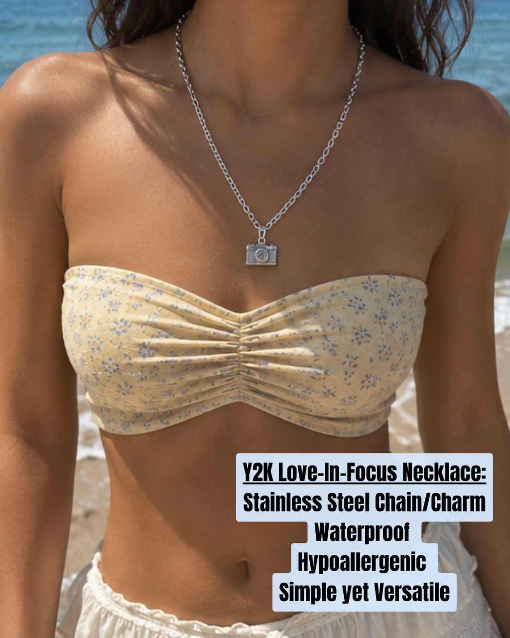 Y2K Love-In-Focus Charm Necklace